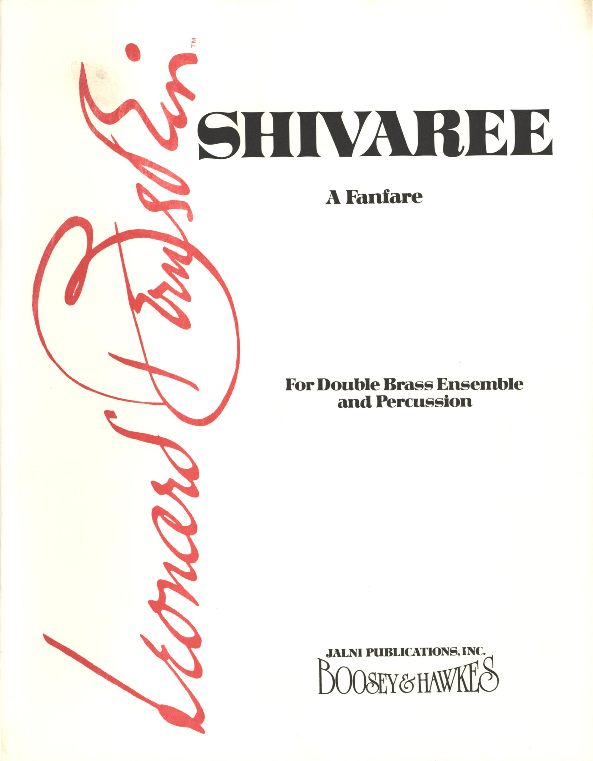 Bernstein: Shivaree (A Fanfare)