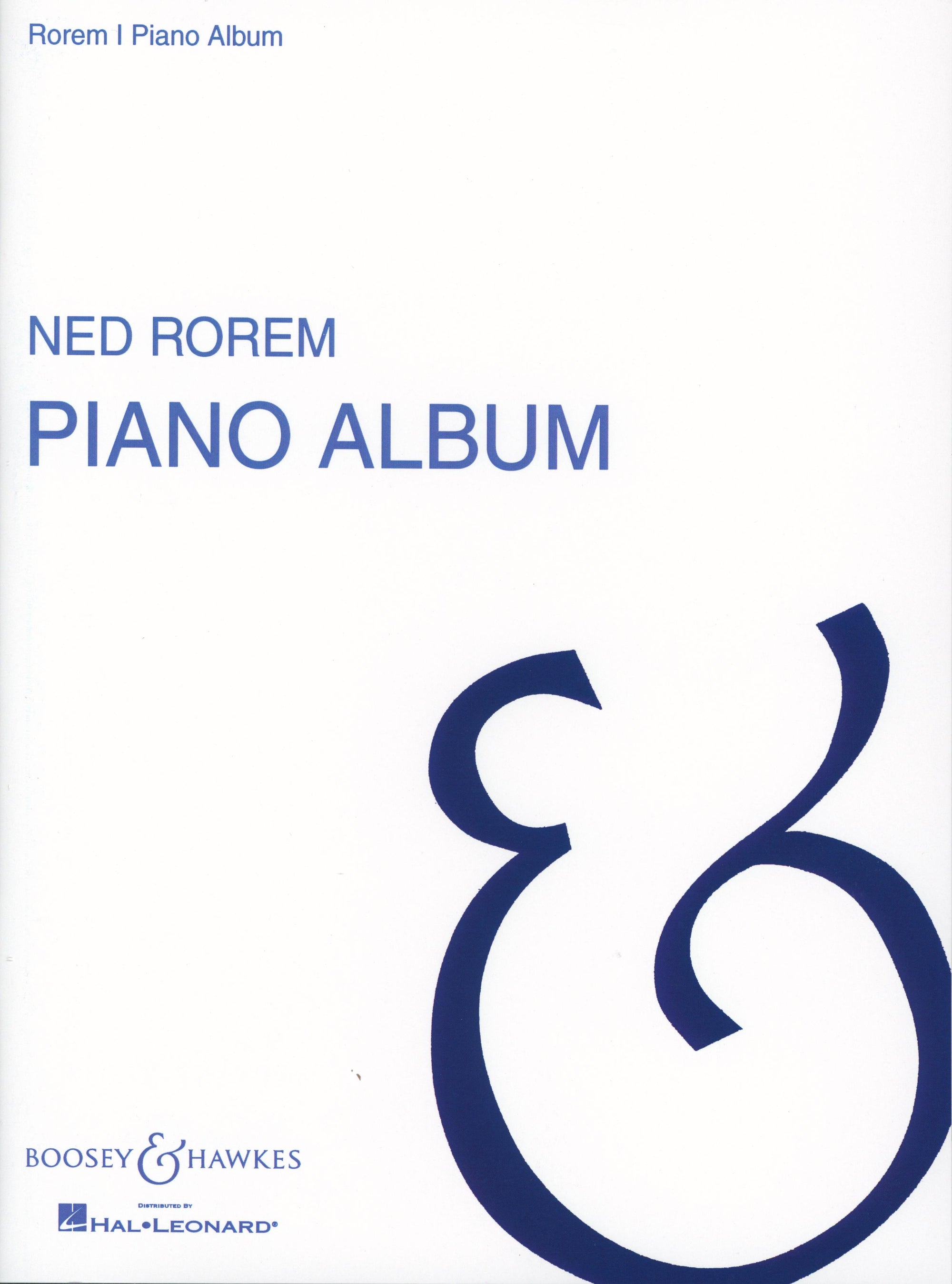 Rorem: Piano Album