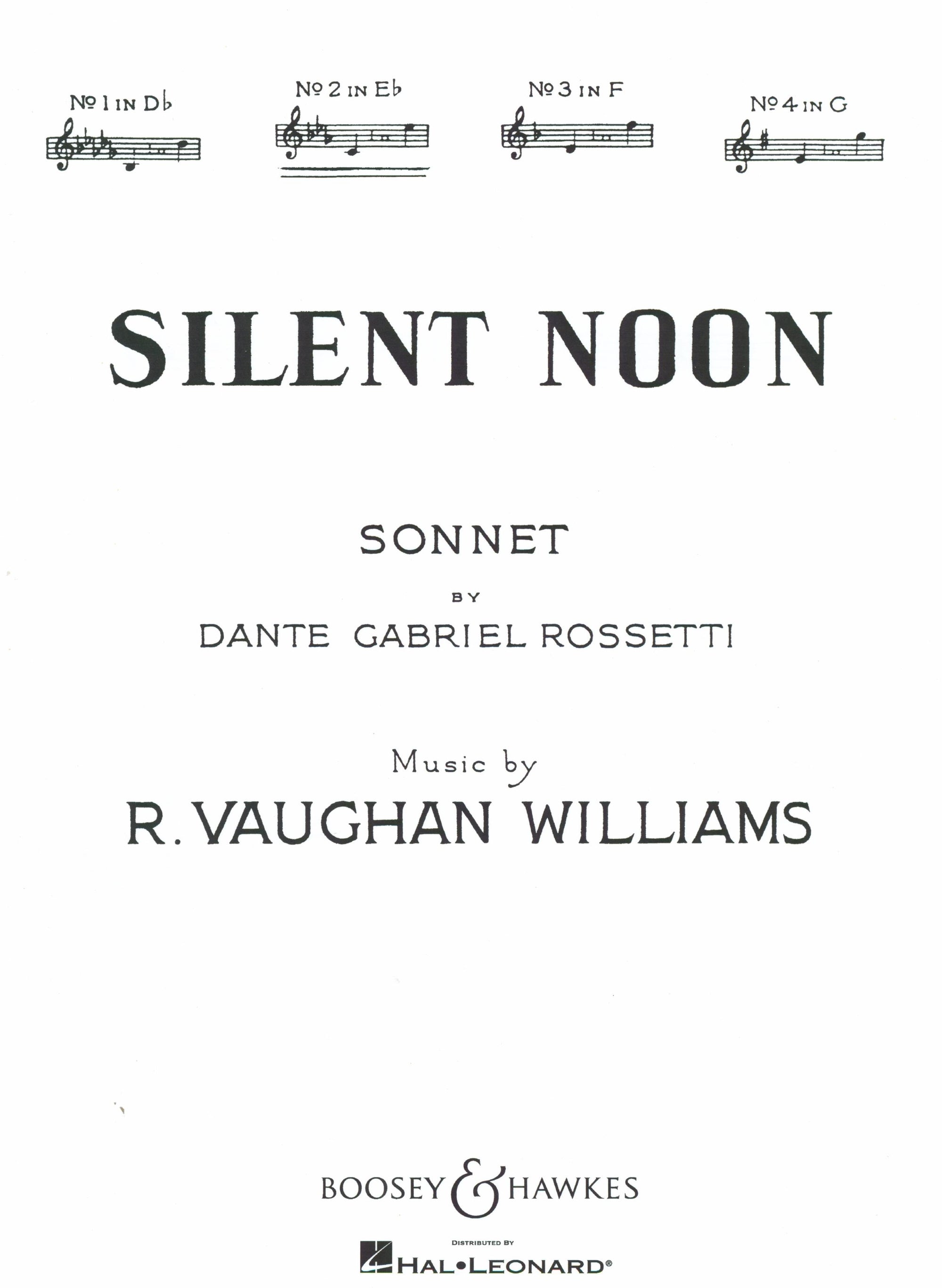 Vaughan Williams: Silent Noon