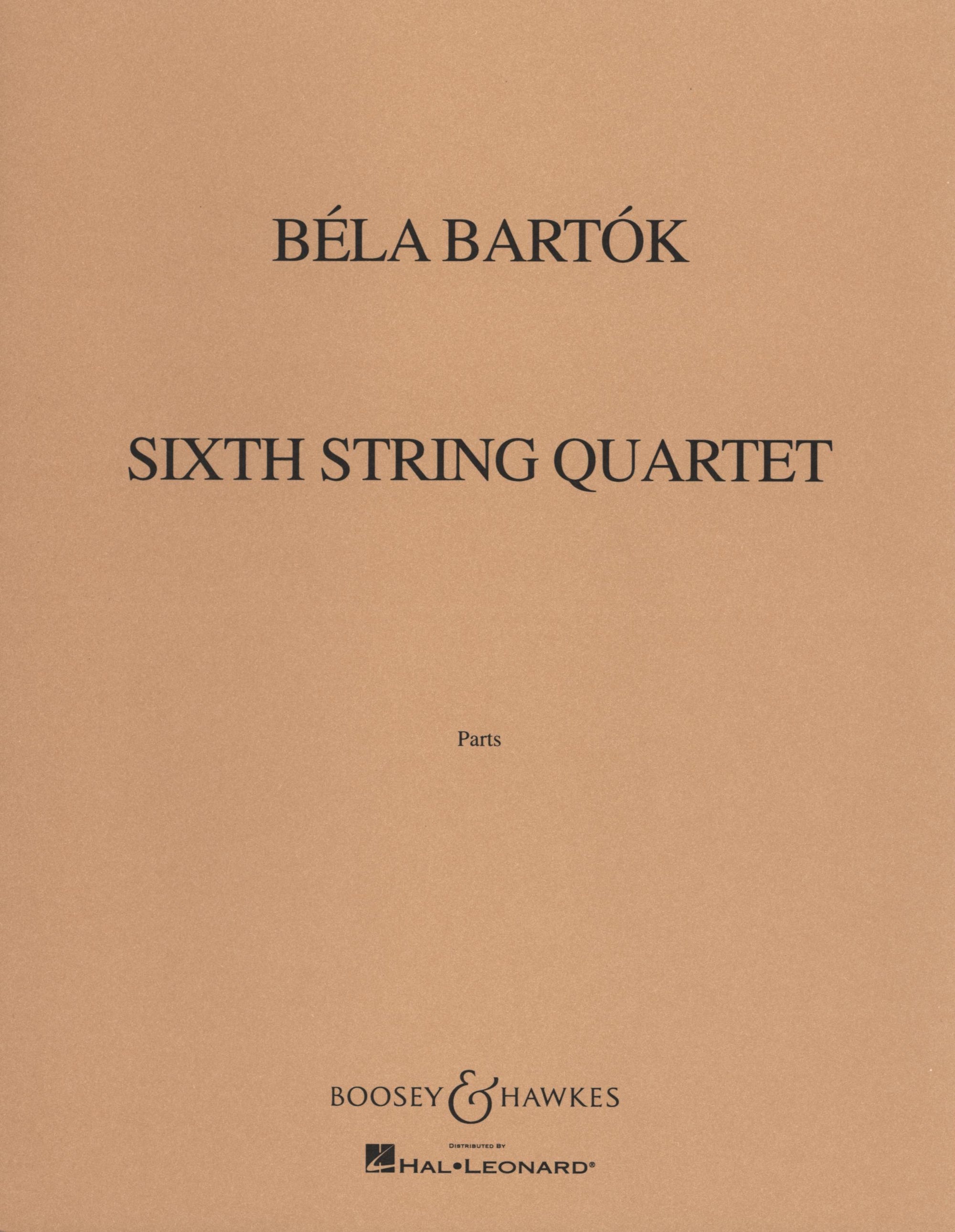 Bartók: String Quartet No. 6
