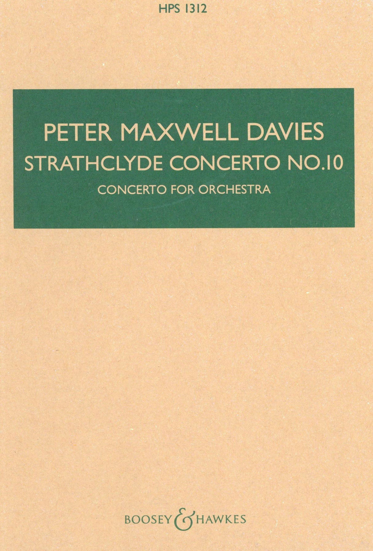 Davies: Strathclyde Concerto No. 10