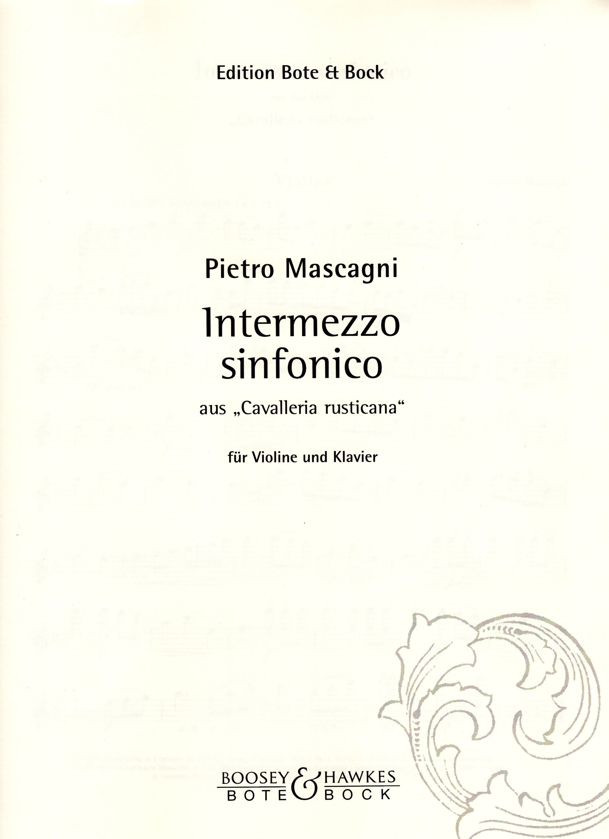 Mascagni: Intermezzo sinfonico