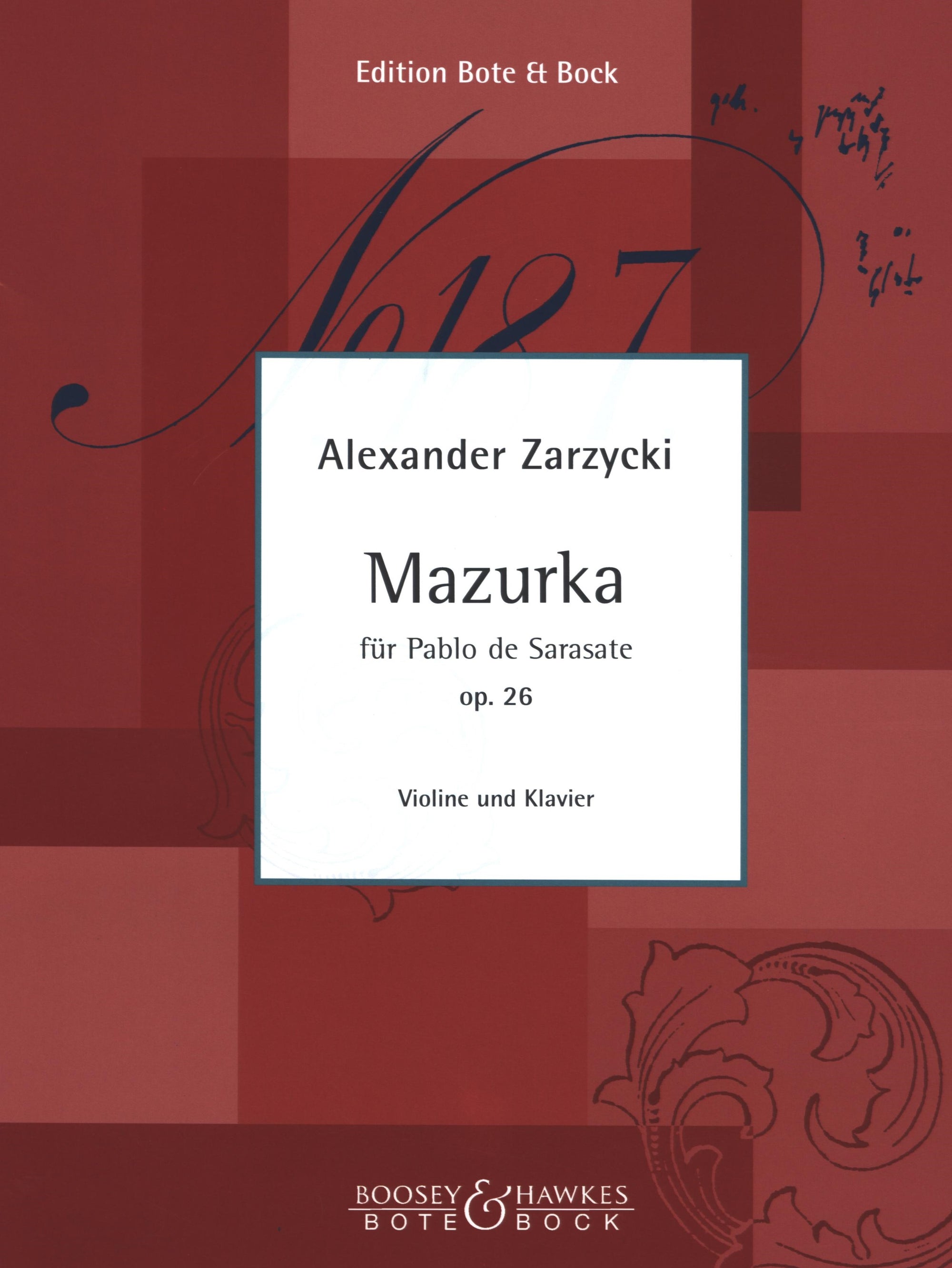 Zarzycki: Mazurka No. 1, Op. 26