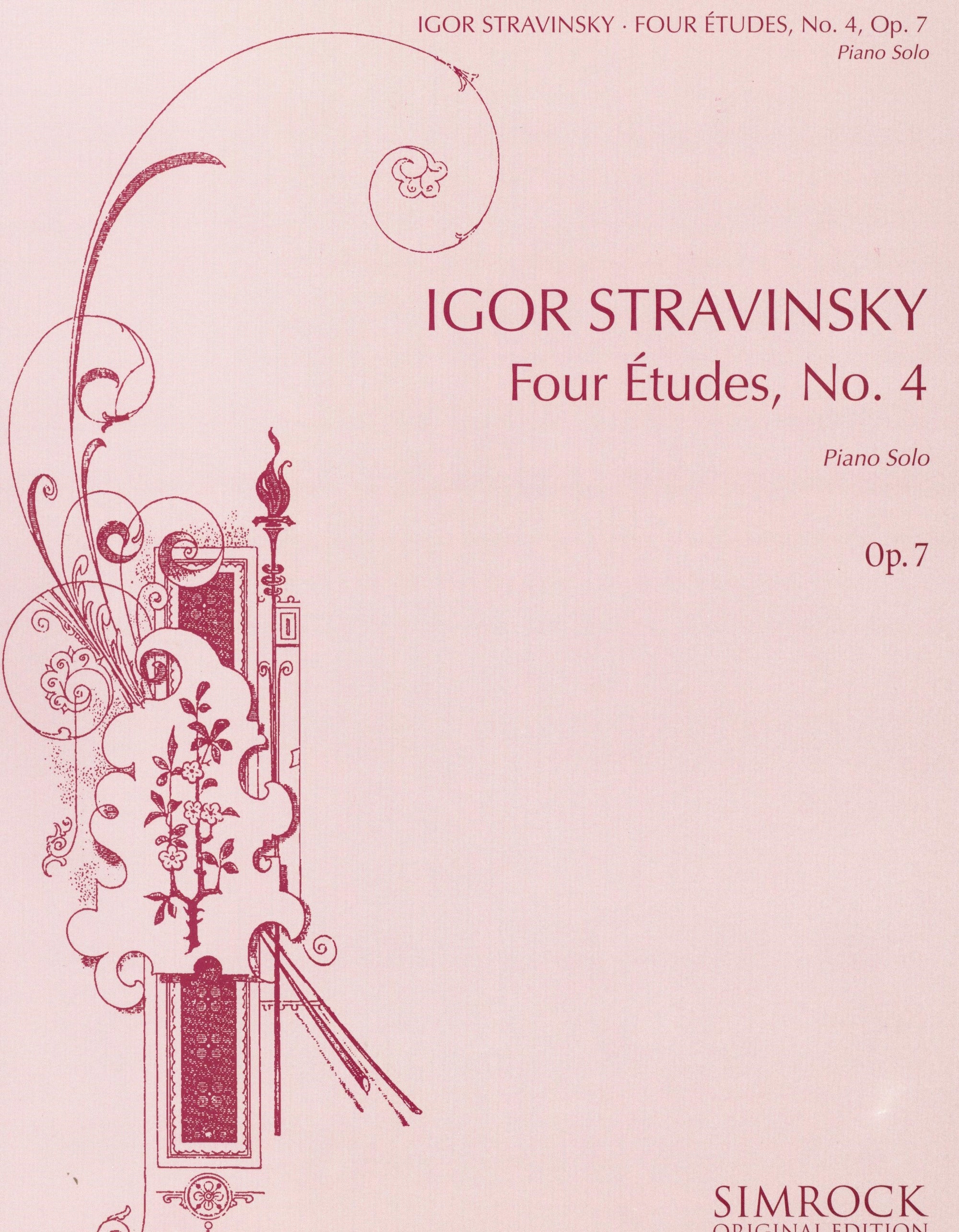 Stravinsky: Étude in F-sharp Major, Op. 7, No. 4