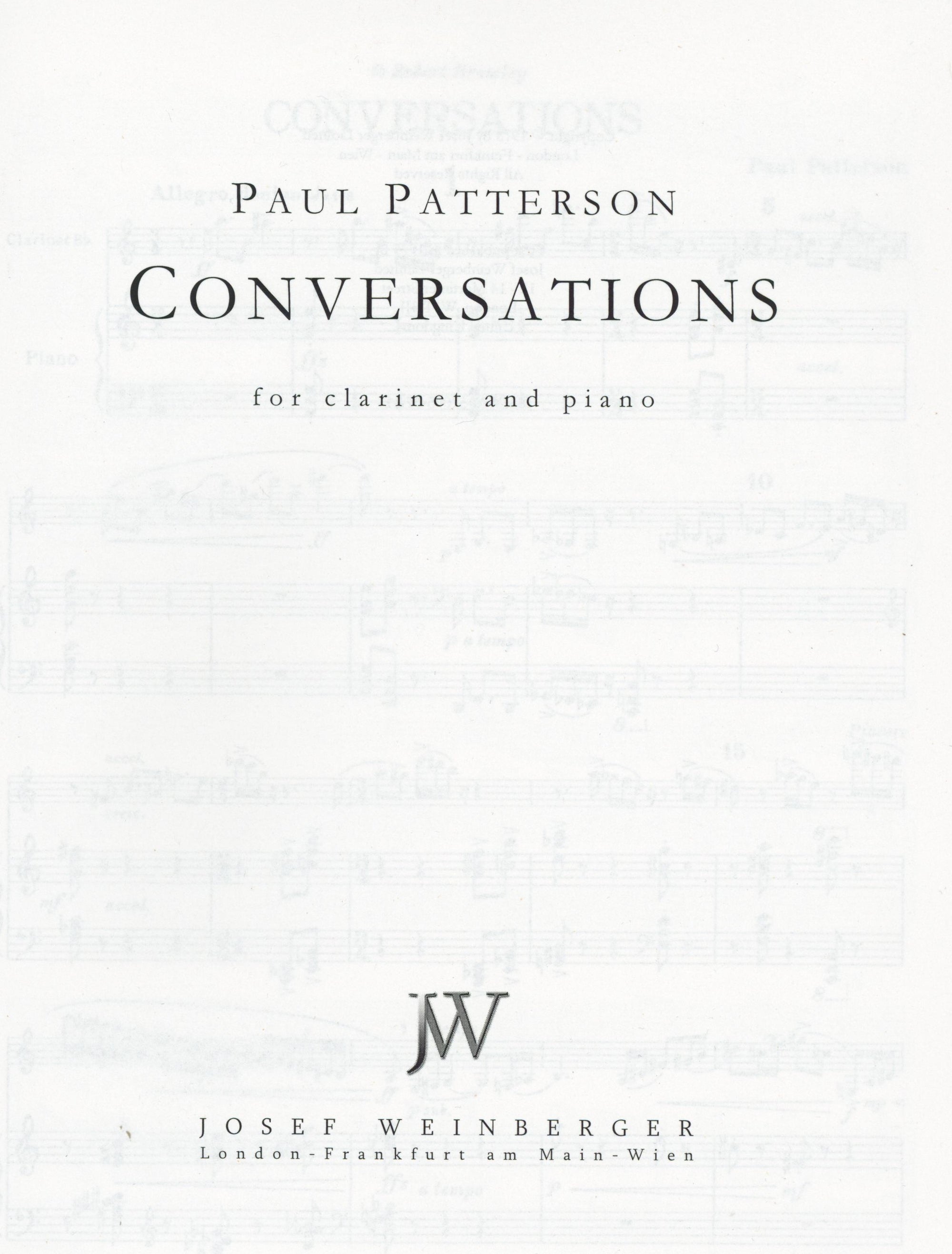Patterson: Conversations, Op. 25