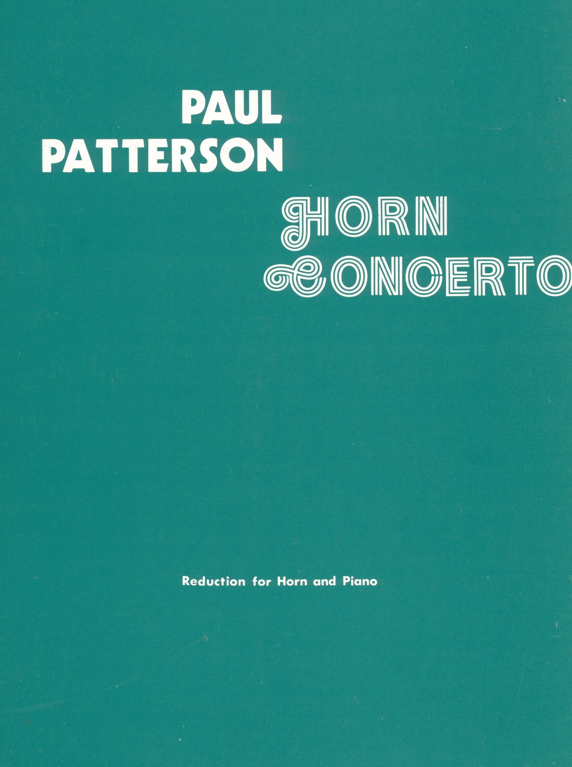 Patterson: Horn Concerto