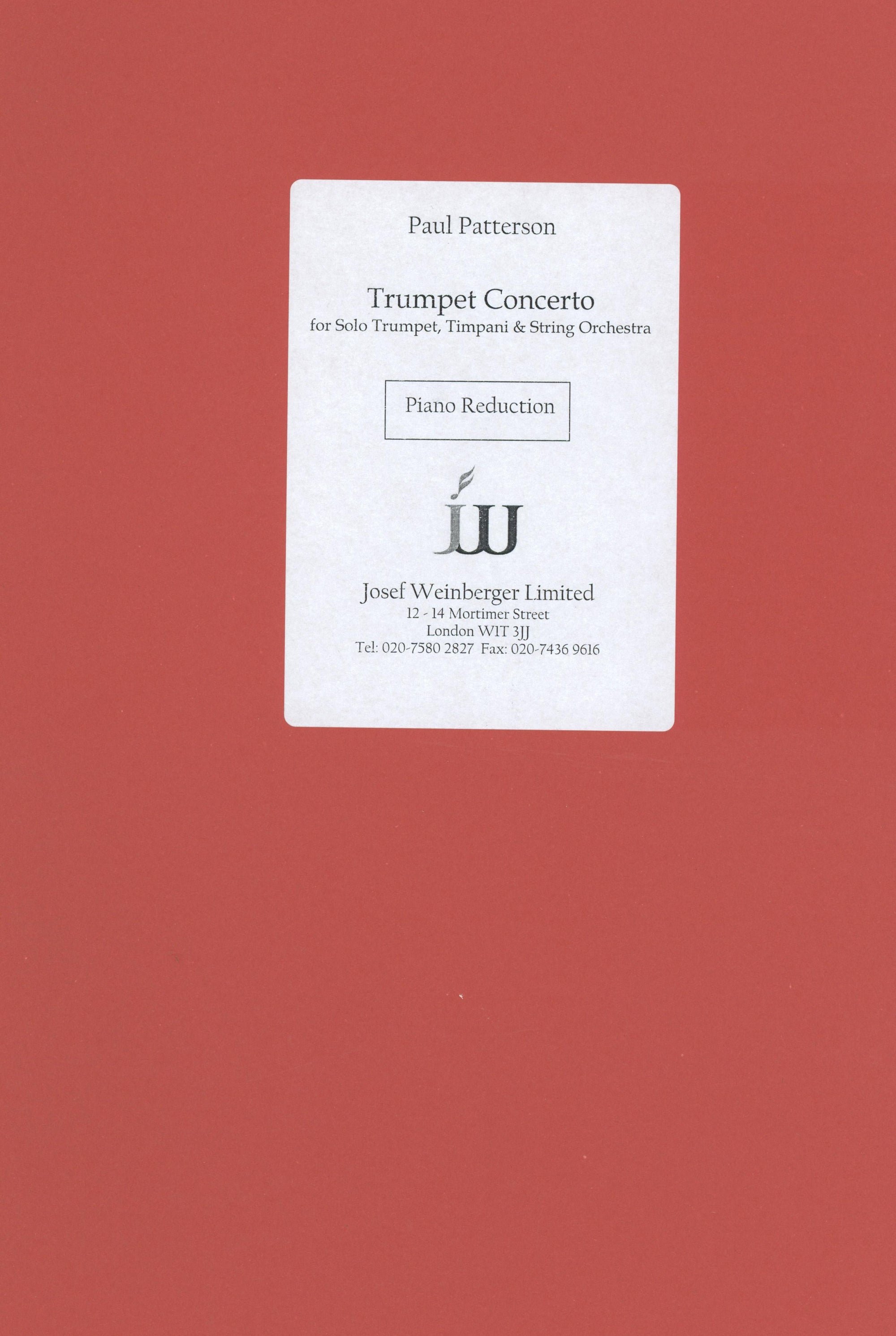 Patterson: Trumpet Concerto, Op. 3