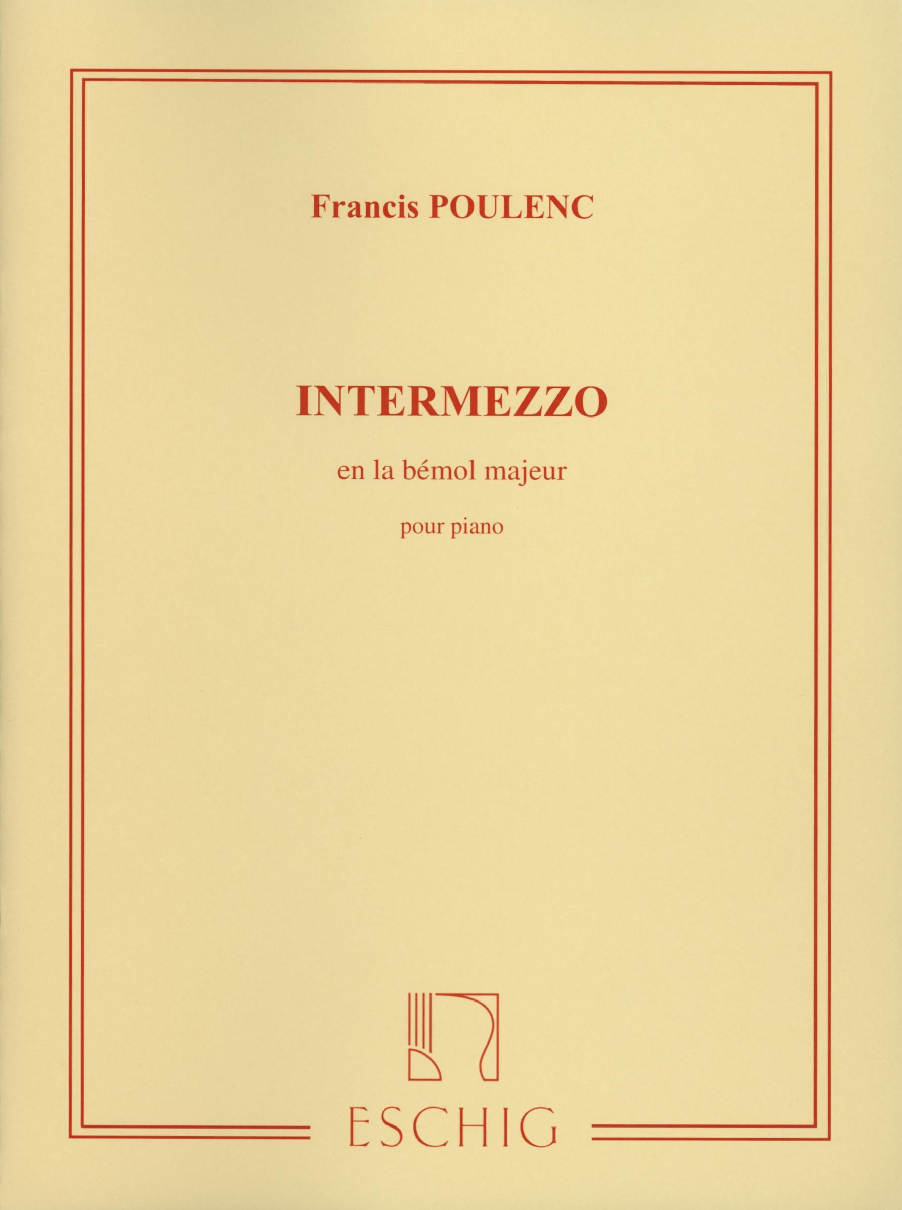 Poulenc: Intermezzo in A-flat Major