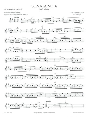 Vivaldi: Sonata in G Minor (arr. for alto sax)