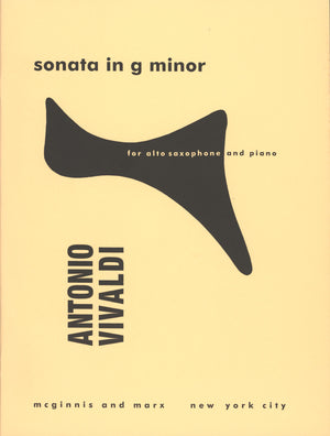 Vivaldi: Sonata in G Minor (arr. for alto sax)