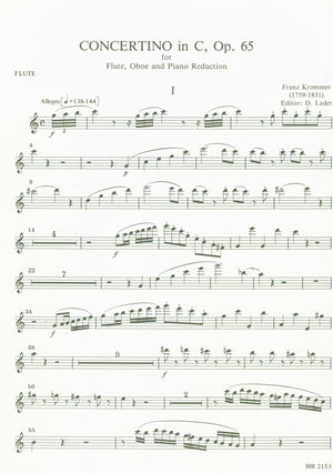 Krommer: Concerto for Flute and Oboe in C Major, Op. 65