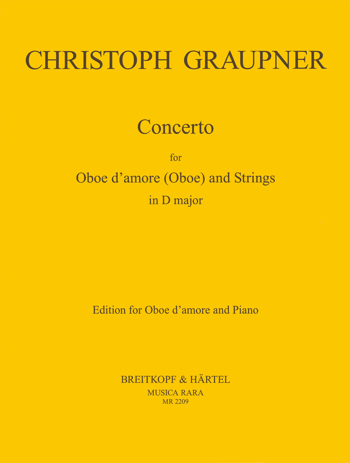 Graupner: Oboe Concerto in D Major