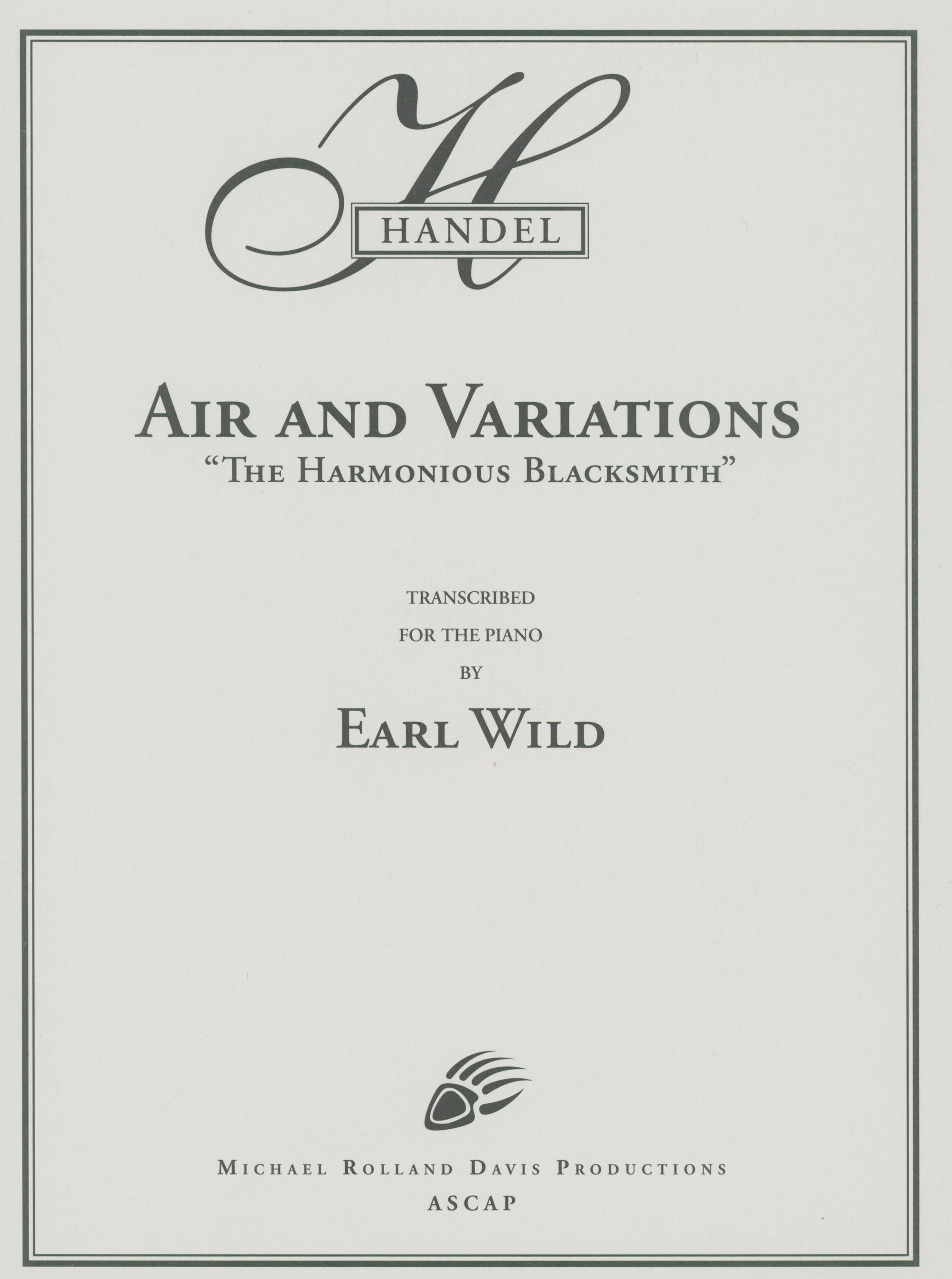 Handel-Wild: Air and Variations