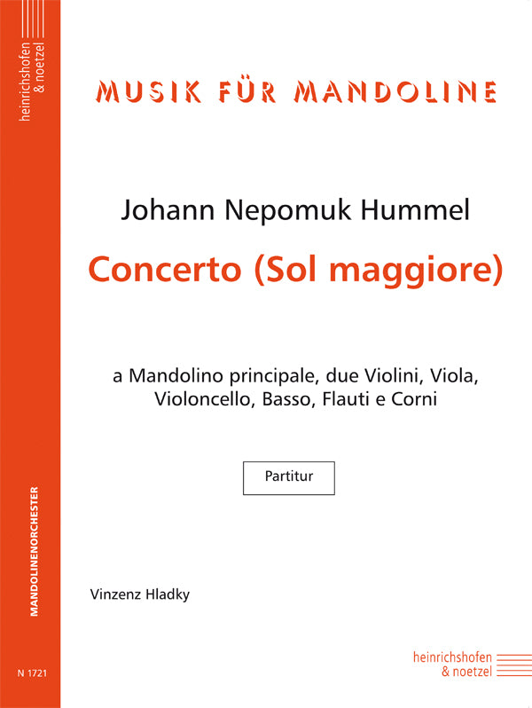 Hummel: Mandolin Concerto in G Major, S 28