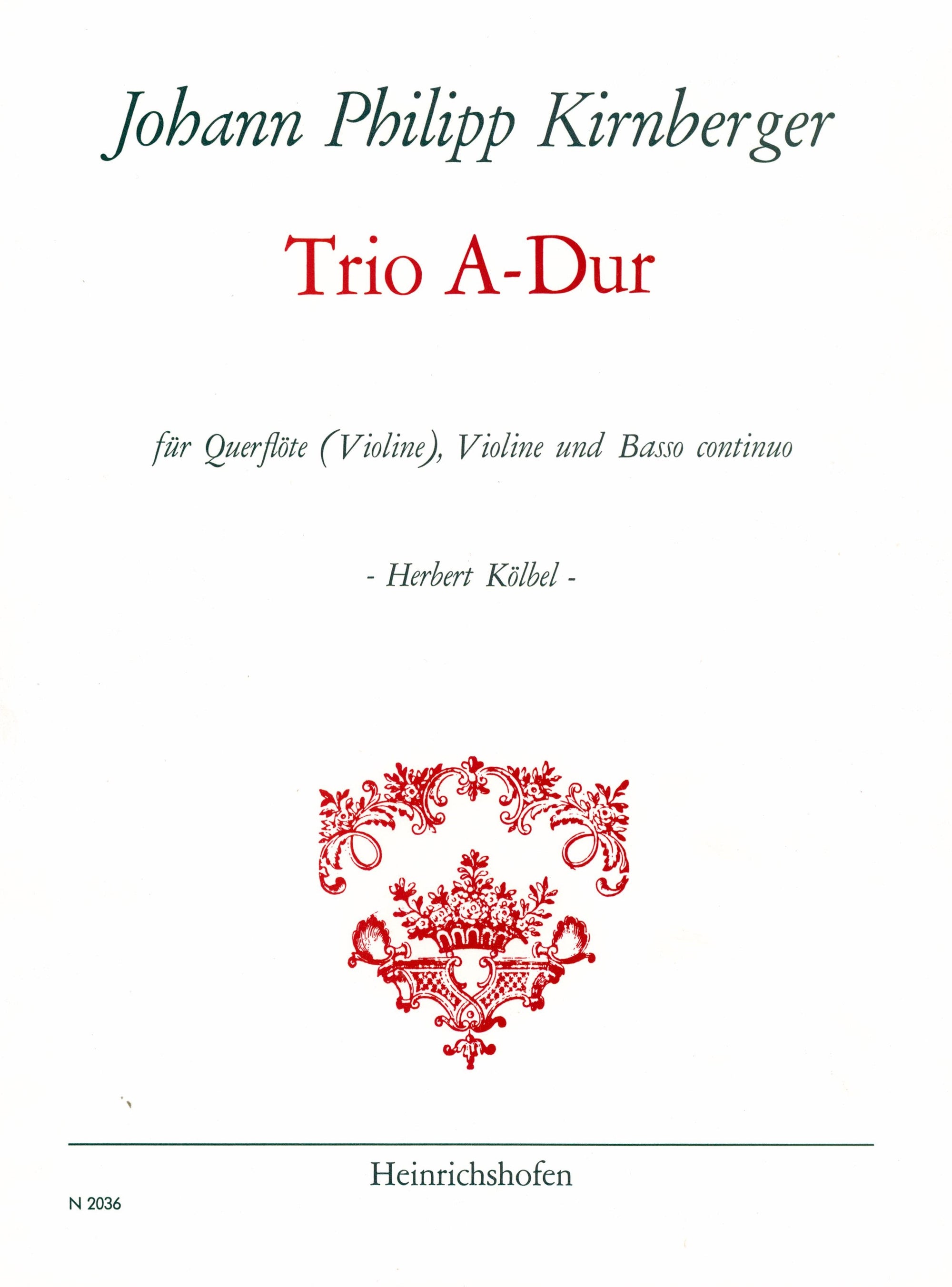 Kirnberger: Trio Sonata in A Major