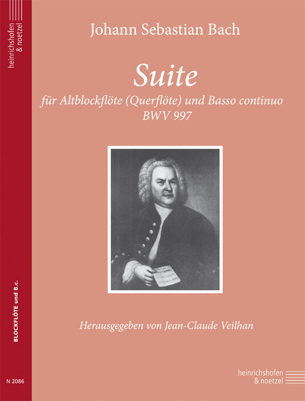Bach: Suite, BWV 997 (arr. for recorder & basso continuo)