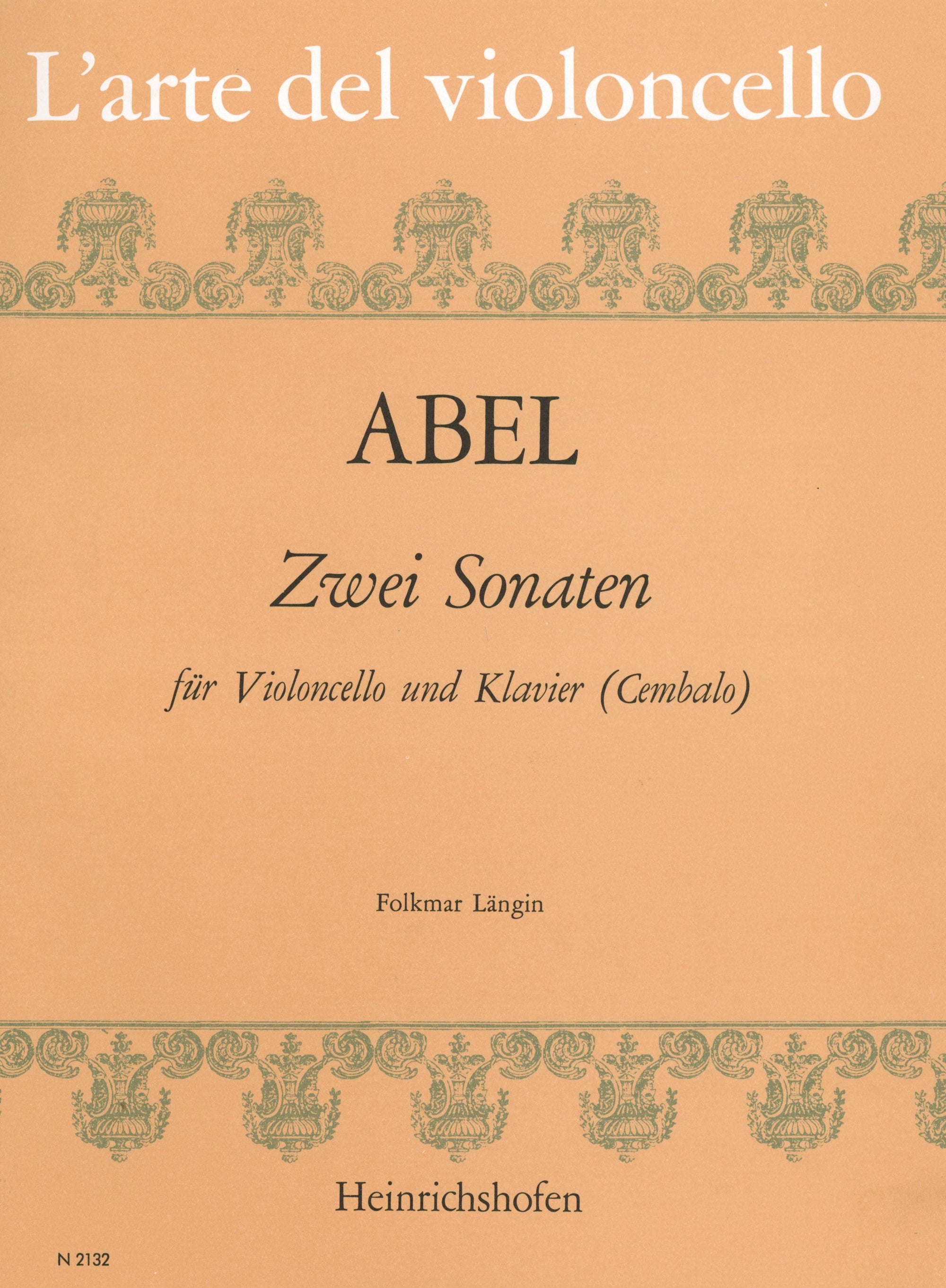 Abel: 2 Cello Sonatas