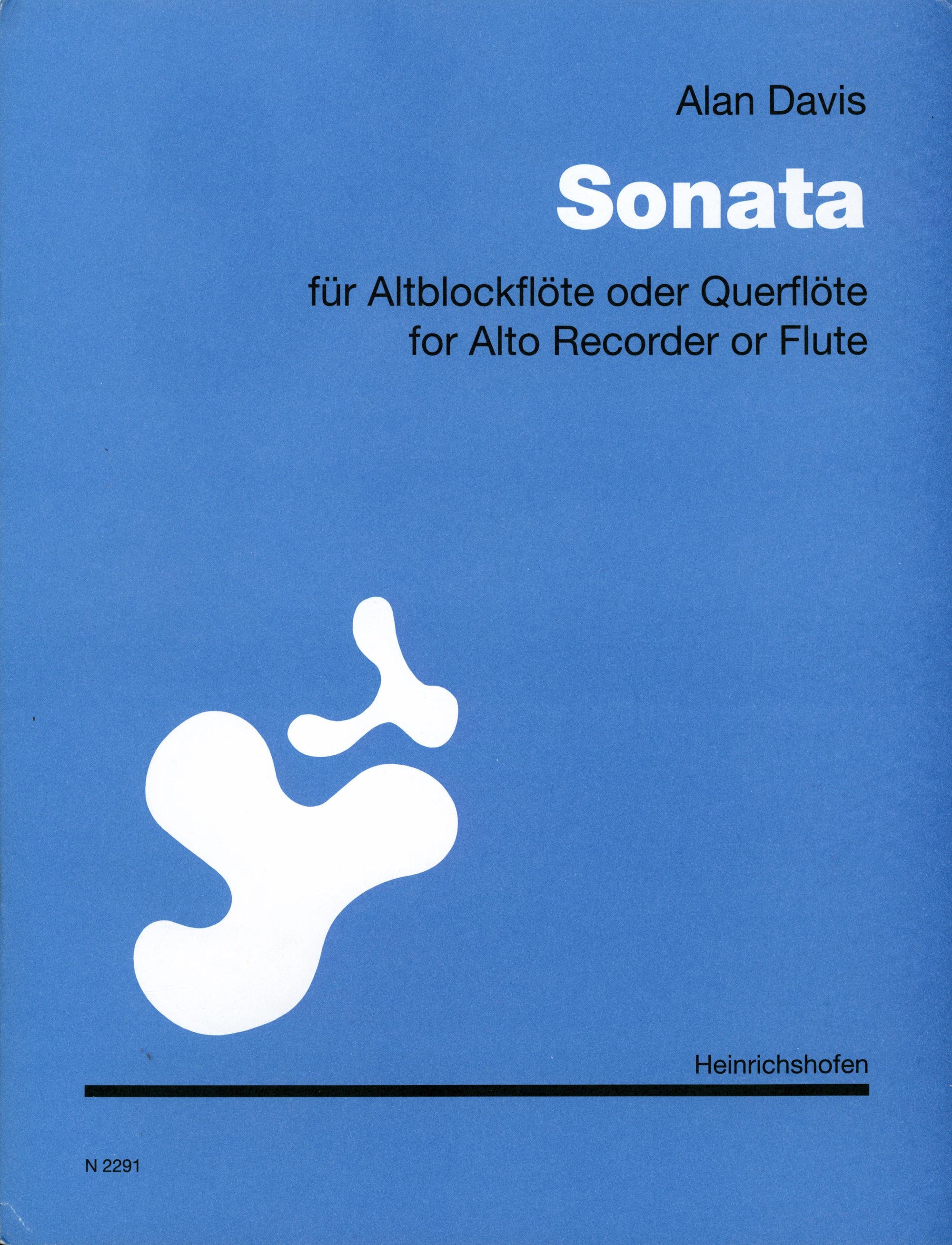 Davis: Sonata for Solo Alto Recorder or Flute