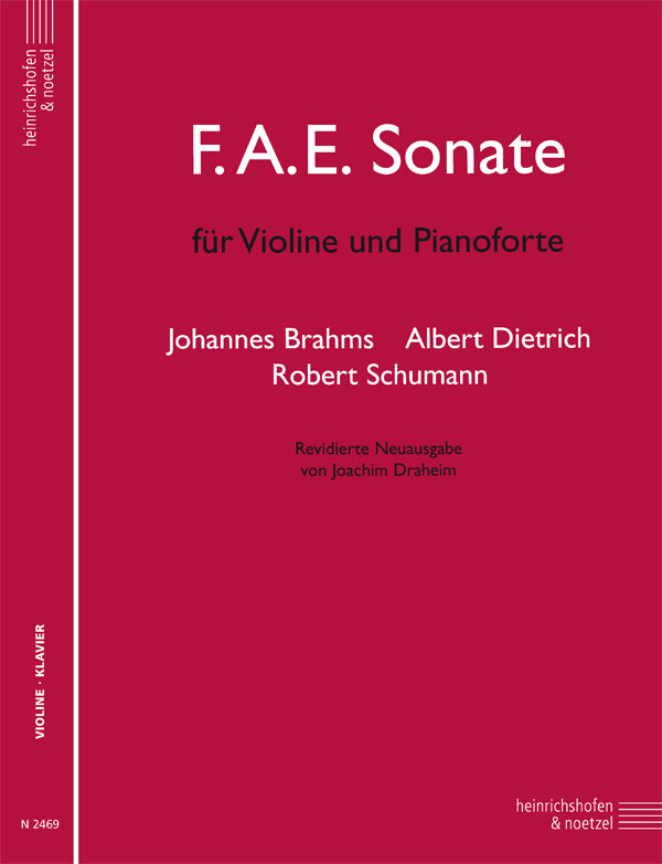 Brahms-Dietrich-Schumann: F.A.E. Sonata