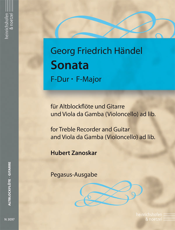 Handel: Sonata in F Major (arr. for recorder, guitar & cello)