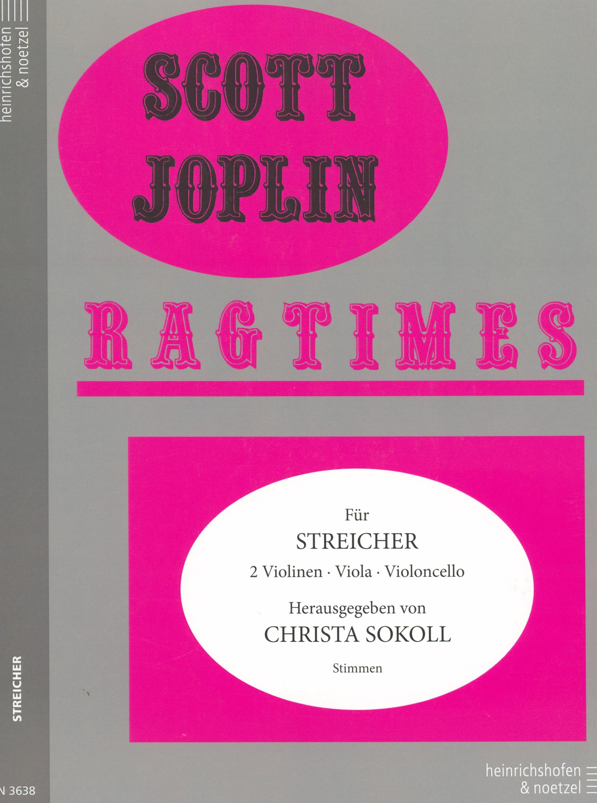 Joplin: 4 Ragtimes for String Quartet