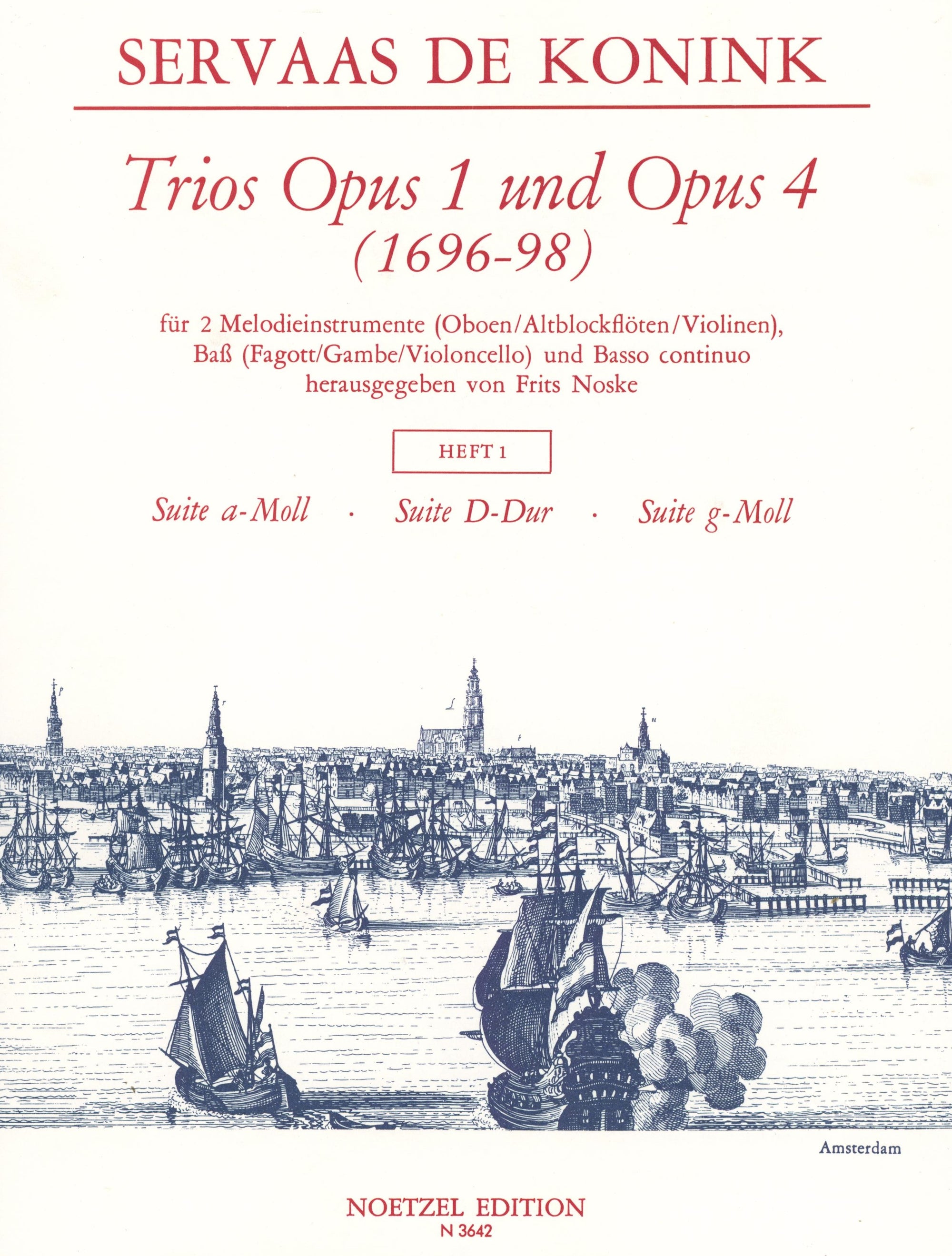 Koninck: Trios - Volume 1 (from Opp. 1 & 4)