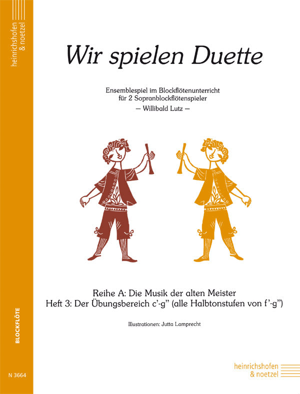 We Play Duets - Series A - Volume 3 for SS recorders