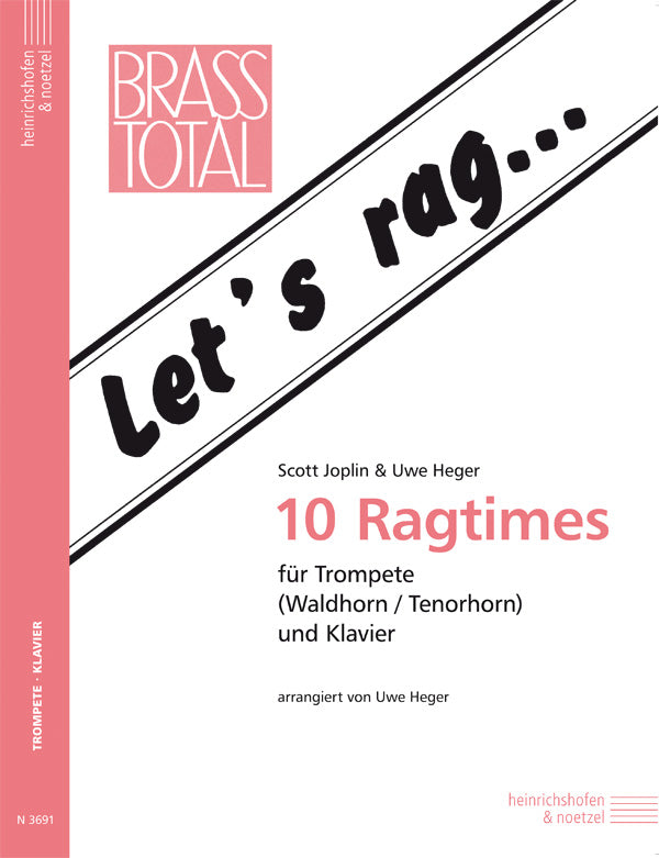 Let's Rag... 10 Ragtimes for Trumpet & Piano