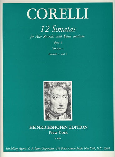 Corelli: Sonatas, Op. 5, Nos. 1 & 2 (arr. for alto recorder & continuo)