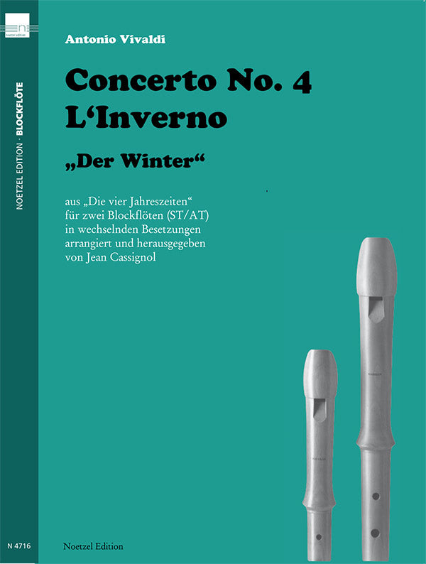 Vivaldi: Winter from The Four Seasons, RV 297, Op. 8, No. 4 (arr. for recorder duet)
