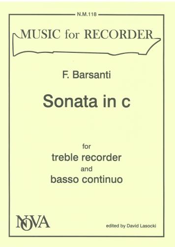 Barsanti: Recorder Sonata in C Minor