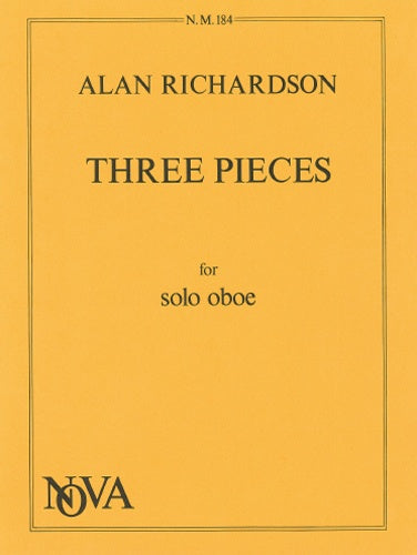 Richardson: 3 Pieces for Solo Oboe
