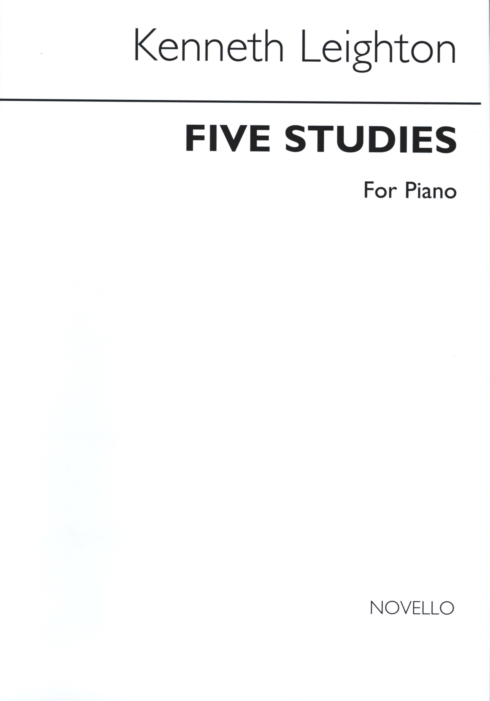Leighton: Five Studies for Piano