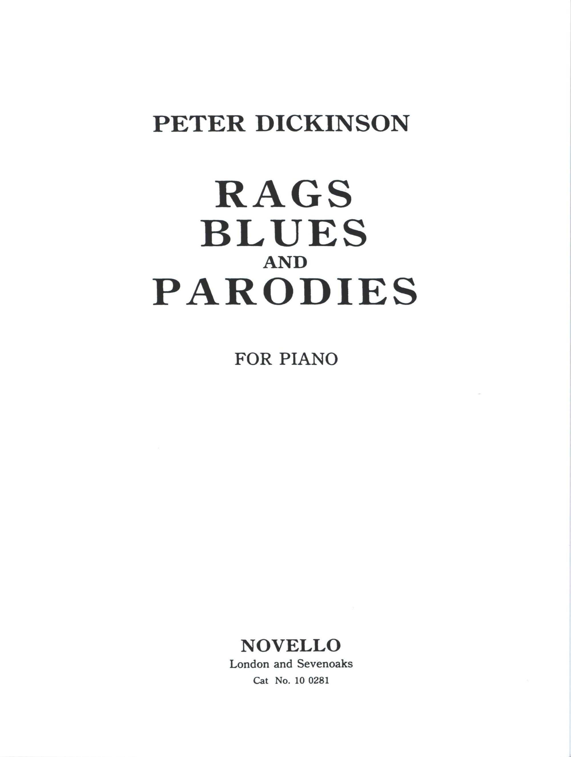 Dickinson: Rags, Blues and Parodies