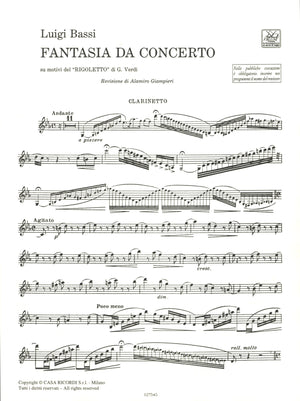 Verdi-Bassi: Rigoletto - "Fantasia da concerto"