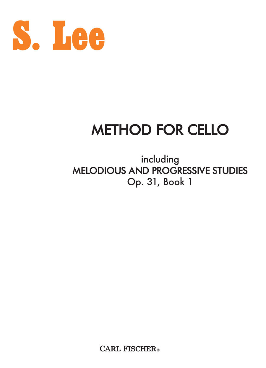 Lee: Method for Cello