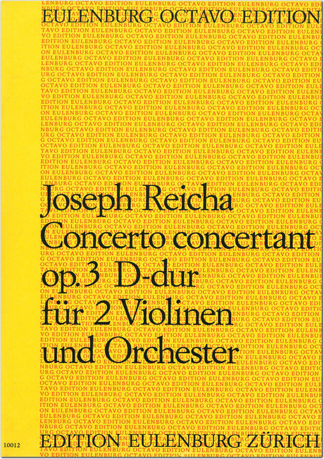 Reicha: Concerto for 2 Violins in D Major, Op. 3