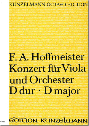 Hoffmeister: Viola Concerto in D Major