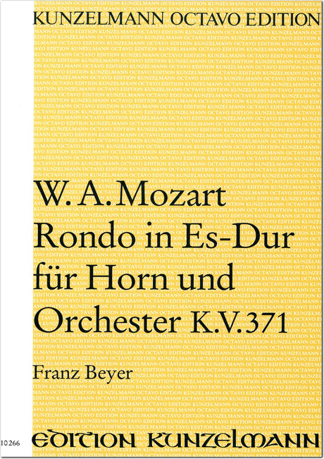 Mozart: Rondo for Horn in E-flat Major, K. 371