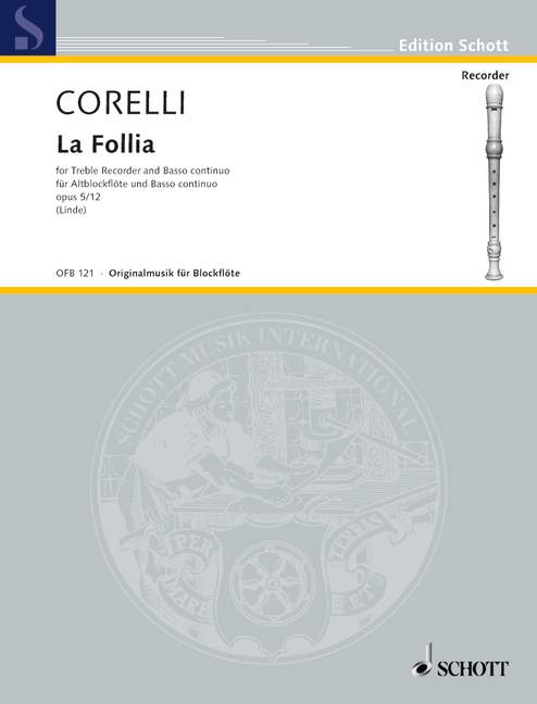 Corelli: La Folia (arr. for recorder & continuo)