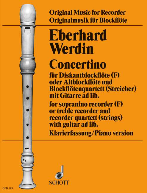 Werdin: Concertino for Recorder