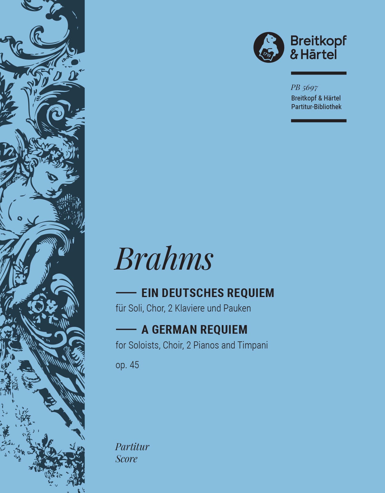 Brahms: Ein deutsches Requiem, Op. 45 (arr. for choir, 2 pianos & timpani)