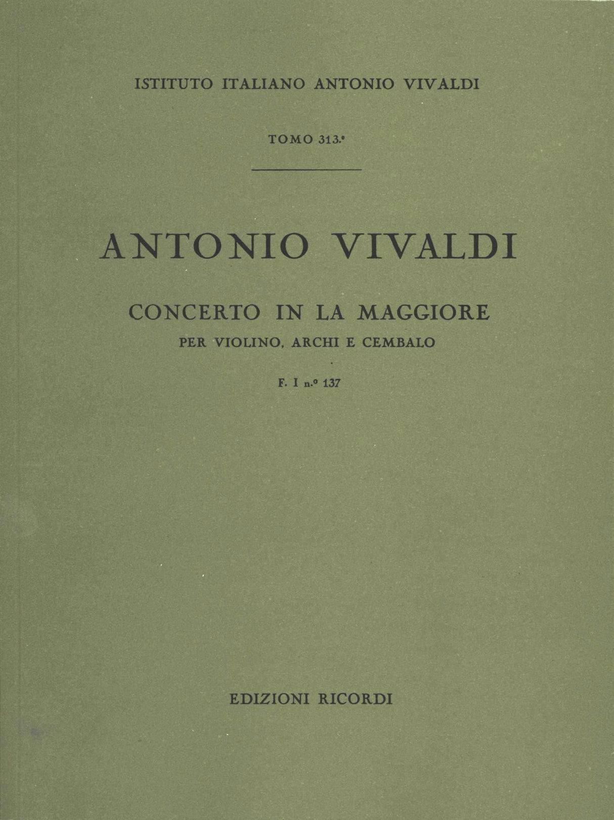 Vivaldi: Violin Concerto in A Major, RV 353