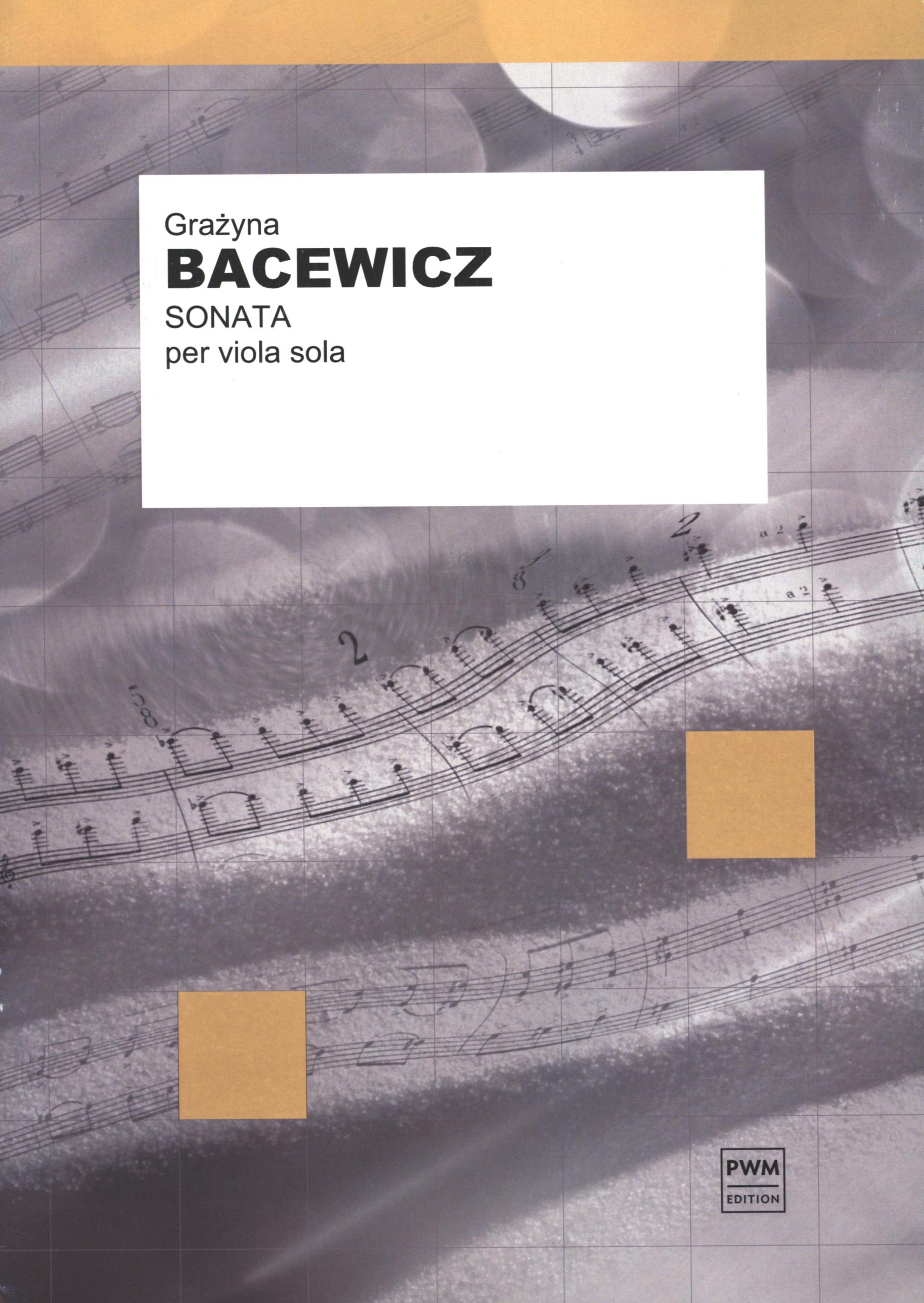 Bacewicz: Sonata for Solo Viola