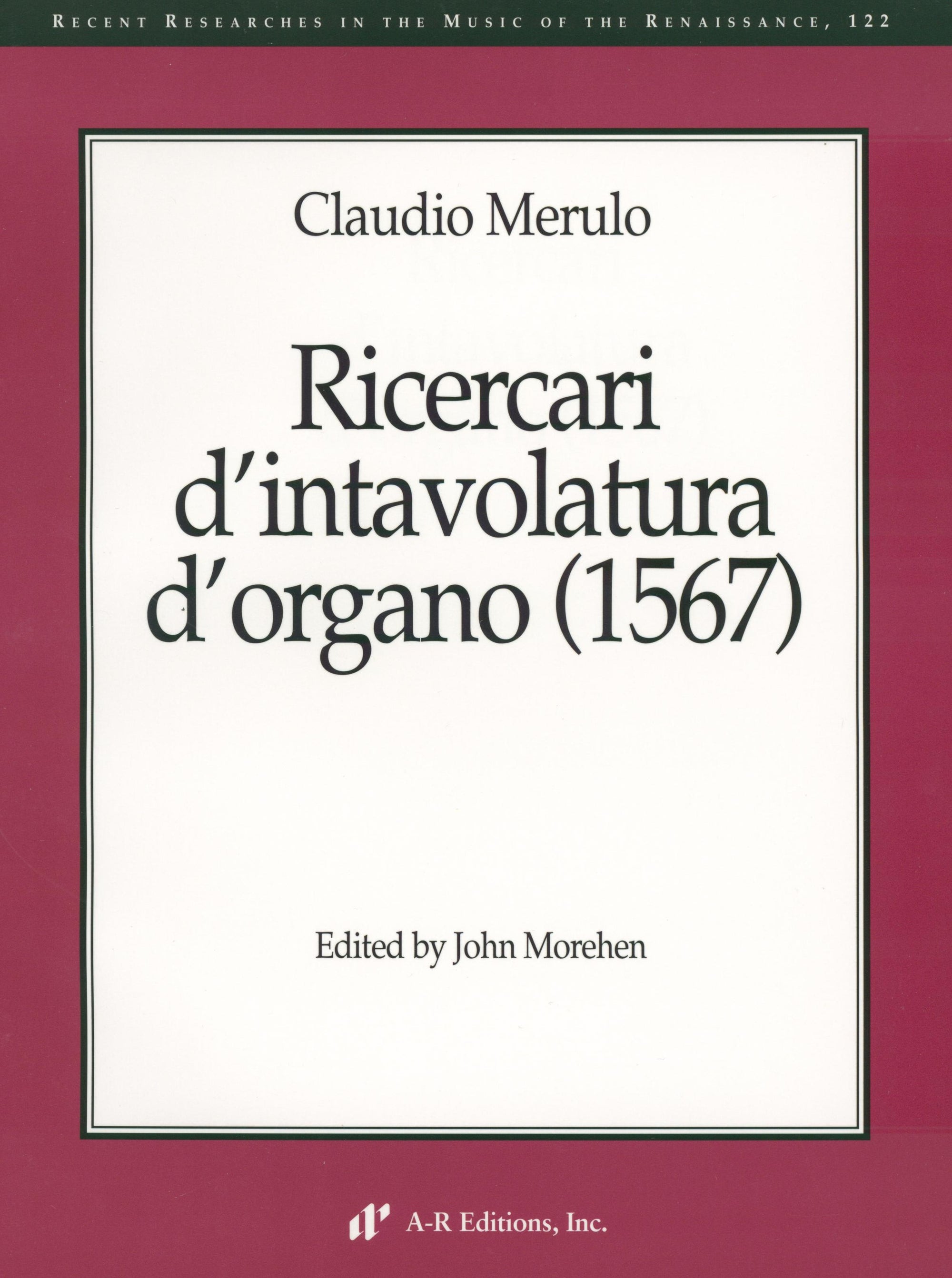 Merulo: Ricercari d'intavolatura d'organo (1567)