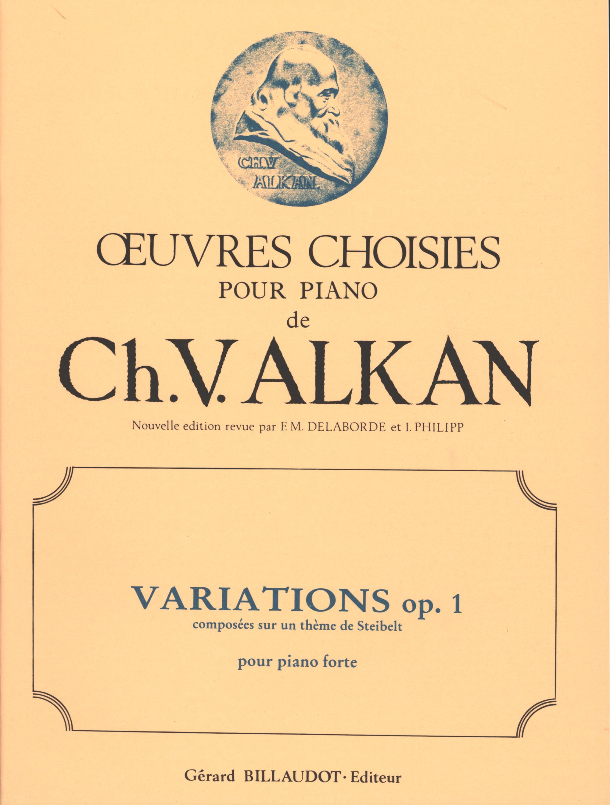 Alkan: Variations on a Theme from Steibelt, Op. 1