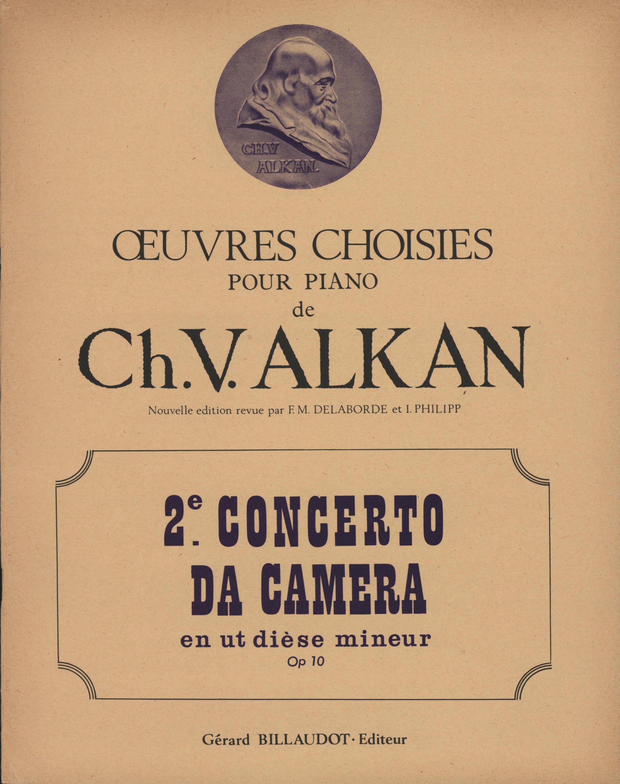 Alkan: Concerto da Camera in C-sharp Minor, Op. 10, No. 2 (arr. for solo piano)