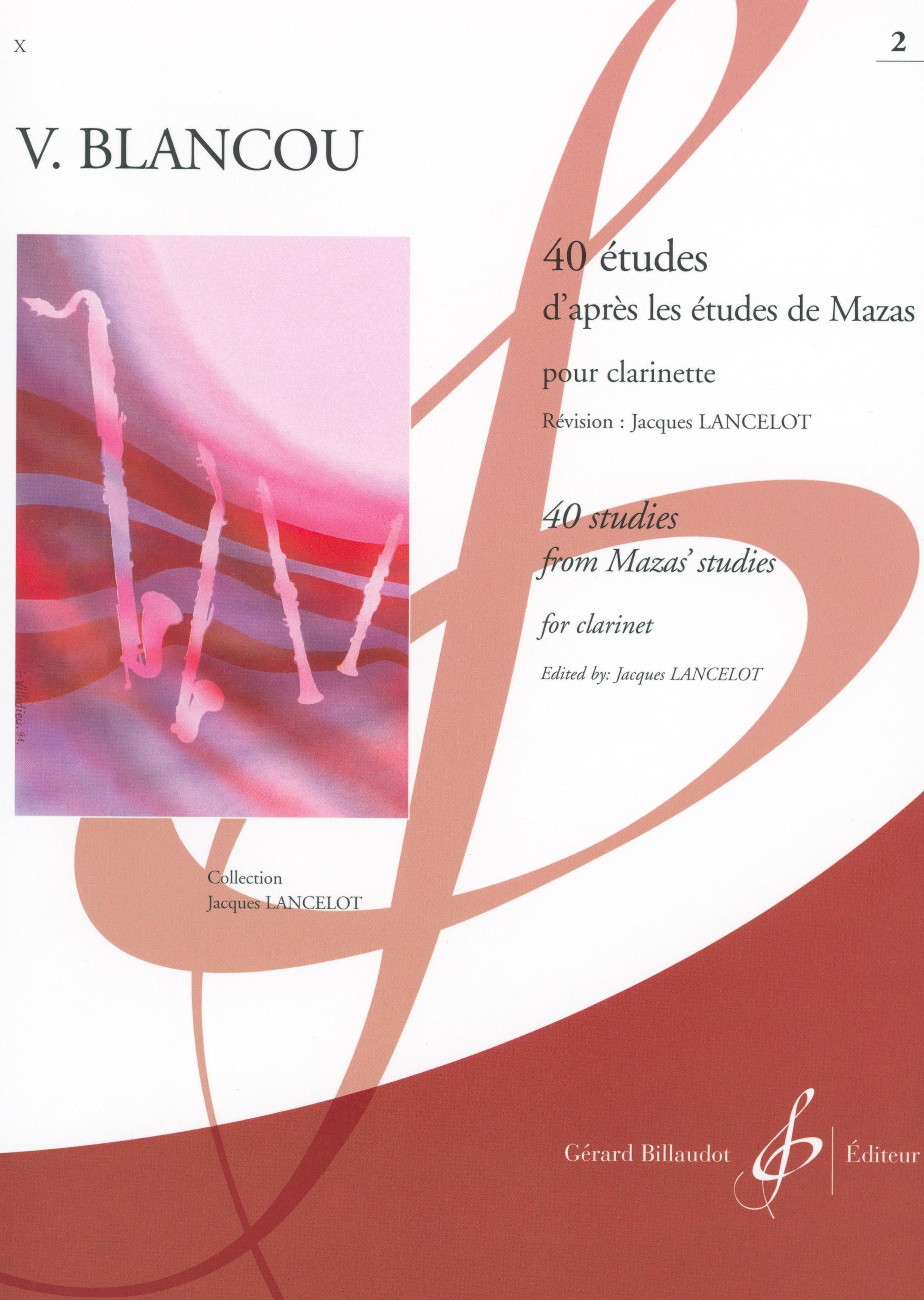 Blancou: 40 Studies from Mazas' Studies - Volume 2 (Nos. 21-40)