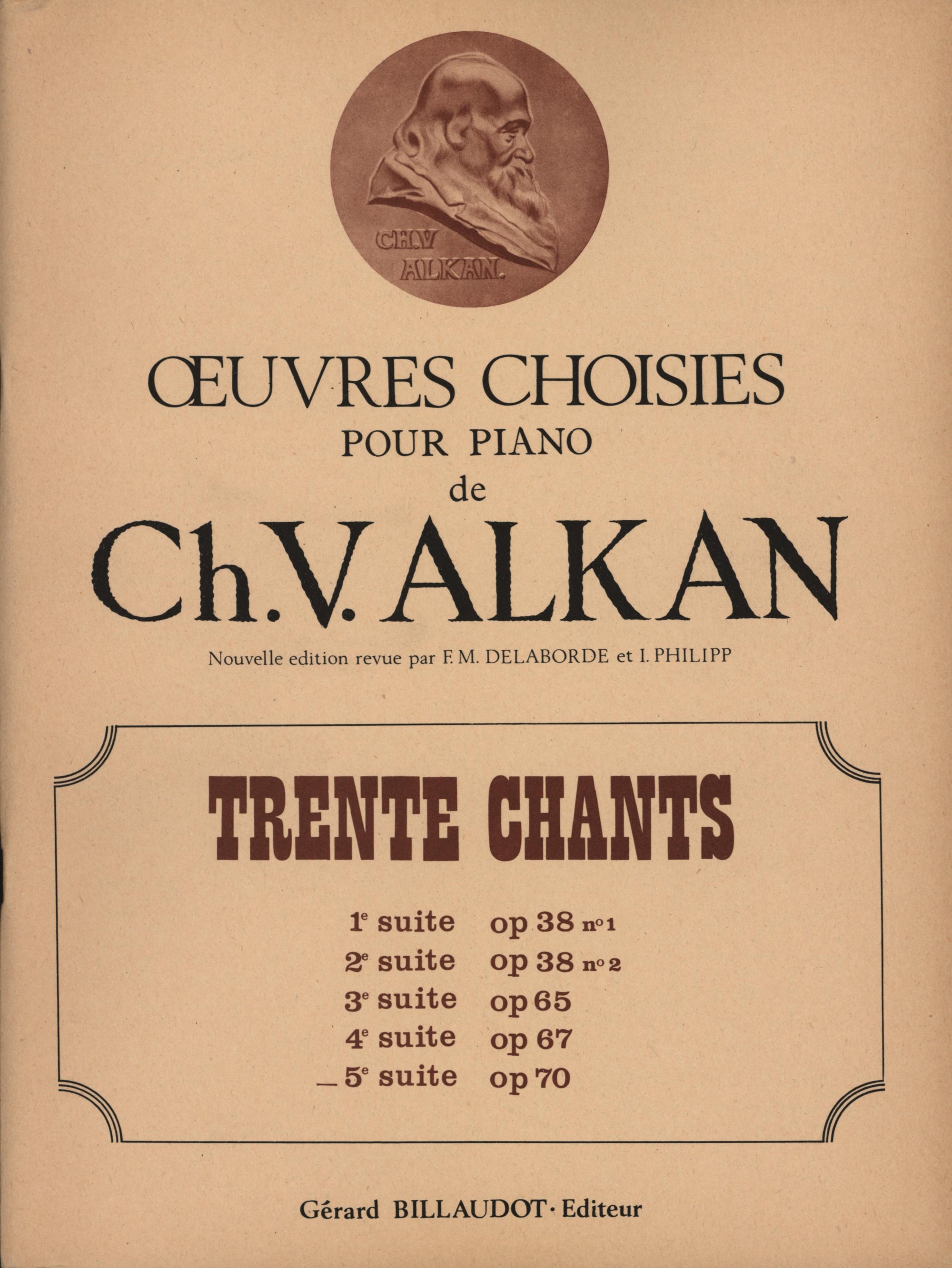 Alkan: Cinquième recueil de chants, Op. 70