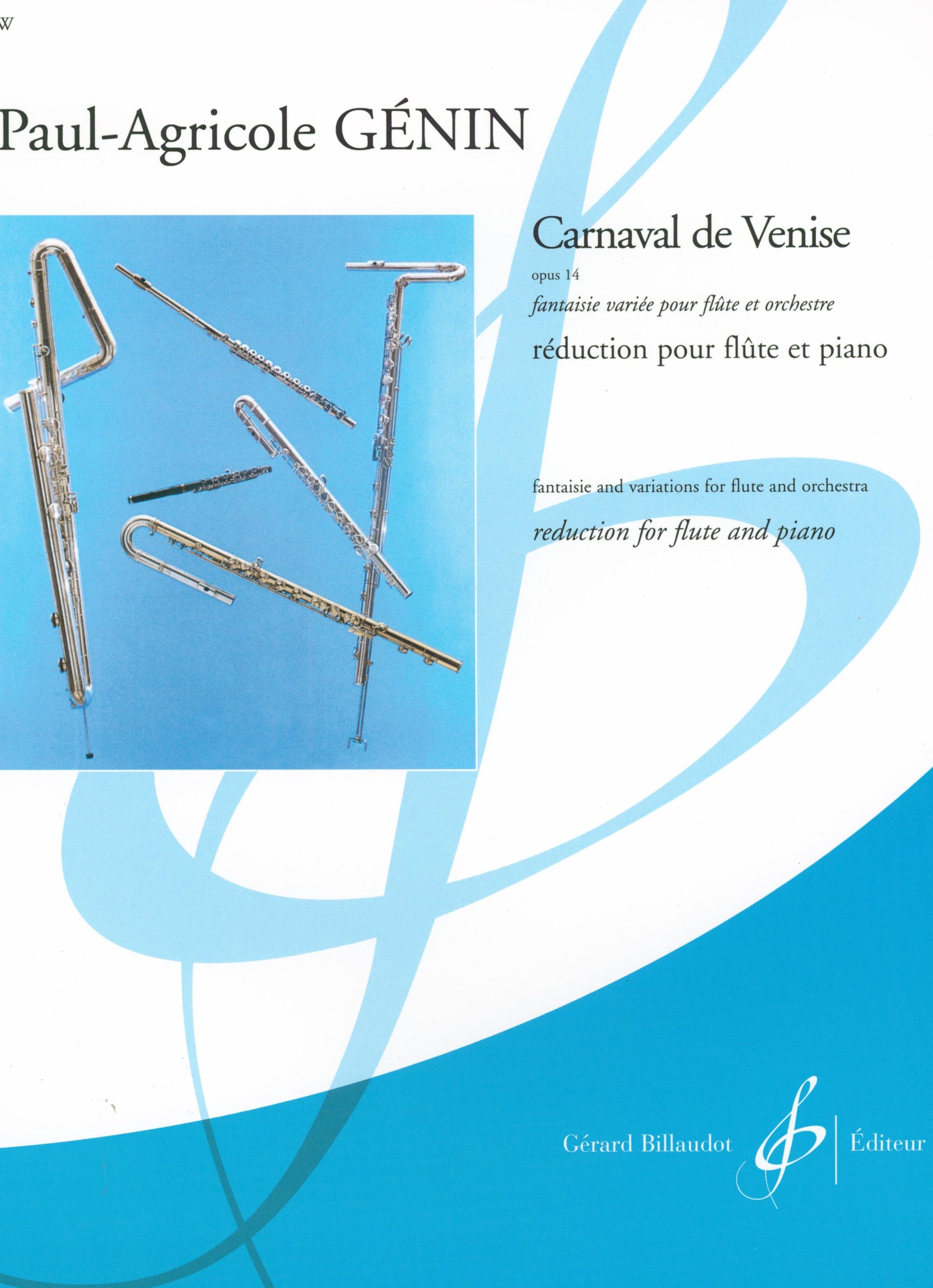 Génin: Carnaval de Venise, Op. 14 (arr. for flute and piano)